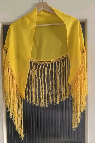 Flamenco stola gelb - stola, gelb,