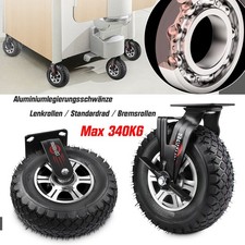 2X Luftrad Lenkrollen 340kg