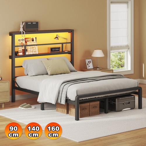 Metallbett 140 160 cm - metallbett, 90/140/160