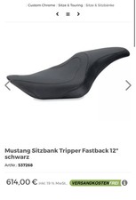 Mustang Tripper Fastback Sitzbank f. Harley-Davidson Sportster 04-20