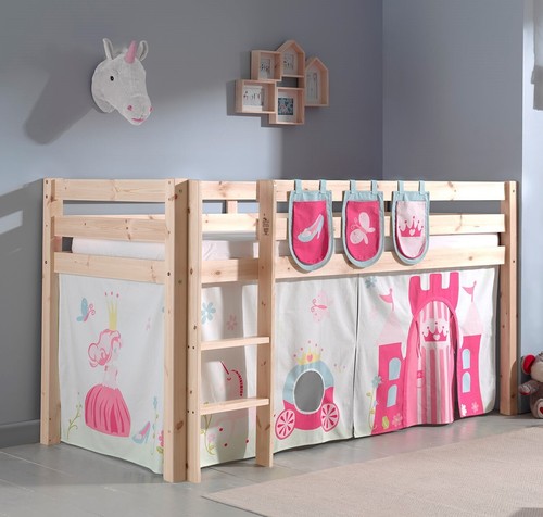 Spielbett hochbett kinderbett - spielbett,