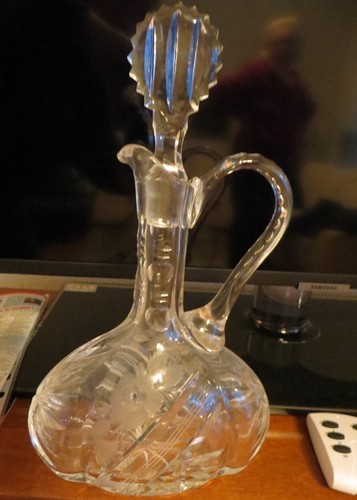 Bleikristall karaffe krug - bleikristall,