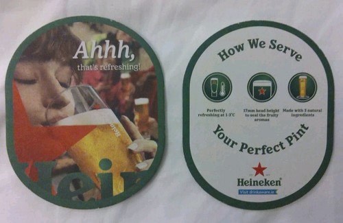 Bierdeckel heineken ahhh - heineken,