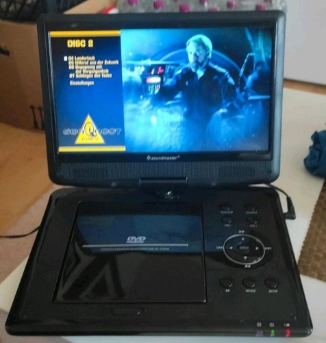 Tragbarer dvd player - player, mit