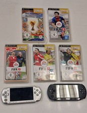 2x Sony PSP Konvolut PSP 2004 PSP E-1004 Fifa 10 11 12 13 WM Südafrika 2010