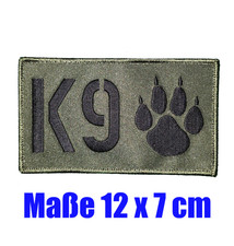 K9 Patch oliv Klett