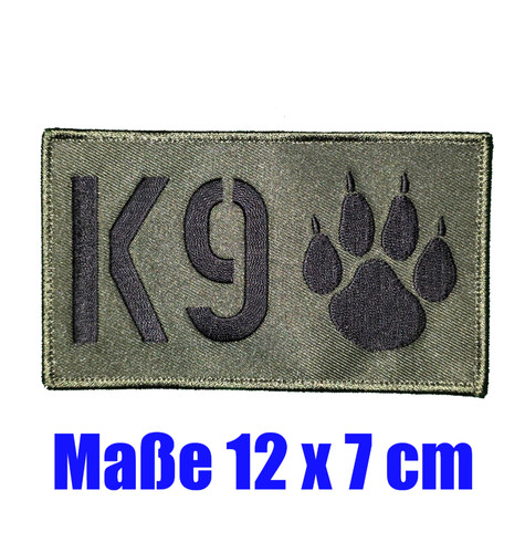 Patch oliv klett - k9,