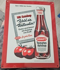 Blechschild kraft ketchup - blechschild,