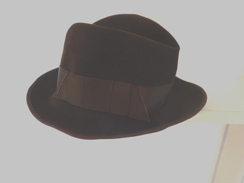 Damenhut braun fedora - fedora, bogart