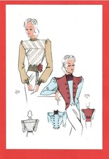 2 Mode-Zeichnungen „Wiener