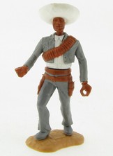 TIMPO TOYS Mexikaner Gurt BRAUN Weste Grau Hemd weiß Mexican Variante Figur