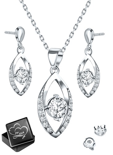 925 silber schmuck - silber, schmuck-set