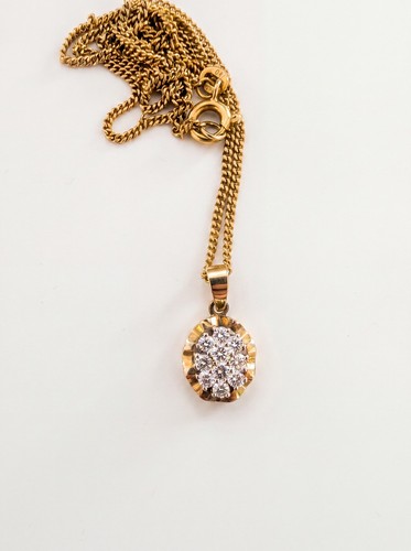 585 gold anhänger mit - 585,