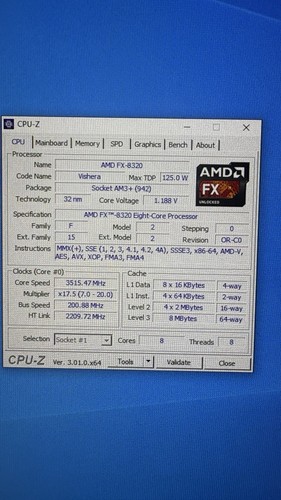 Gaming amd 8320 8 - fx-8320, 8-core