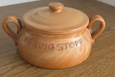 HERINGSTOPF Hering Topf Dose Deckeldose Keramik Servierschale Schale Schüssel