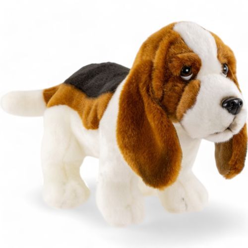 Basset hund stehend 32 cm - basset,