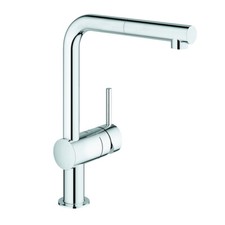 Grohe Minta Küchenarmatur Wasserhahn ausziehbar Spültischarmatur chrom 32168000