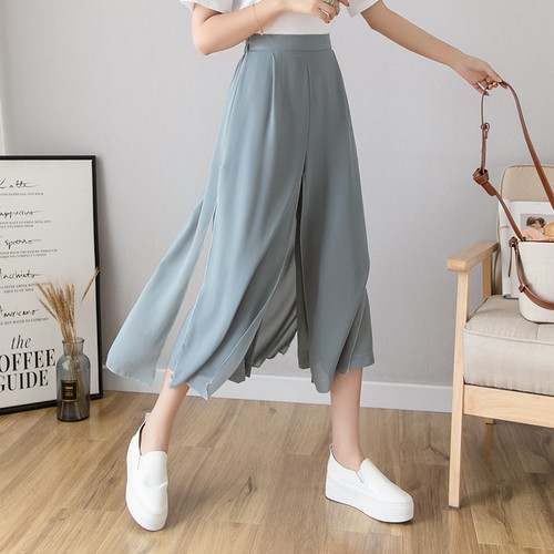 Damen chiffon culotte hose - culotte,