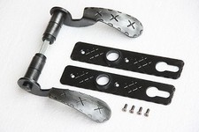 UHRIG Beschlag Türklinke fürs Gartentor Schmiedeeisen Drückerpaar Garnitur