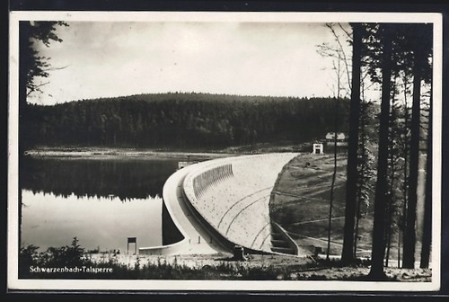 Schwarzenbach talsperre und - talsperre,