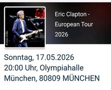Zwei Eric Clapton Tickets München 17.05.26 Originalpreis! 