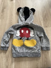 C&A, Disney Baby, Kapuzenpullover, Mickey Mouse, Größe 86, mit Ohren