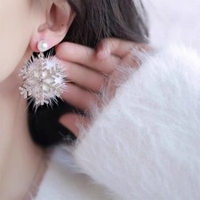 Silberne Schneeflocken