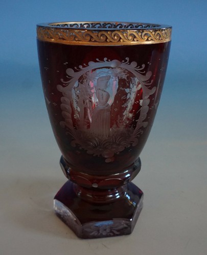 Antik biedermeier glas - antik,