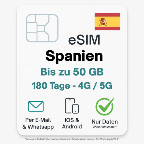 Spanien esim datentarif - spanien,