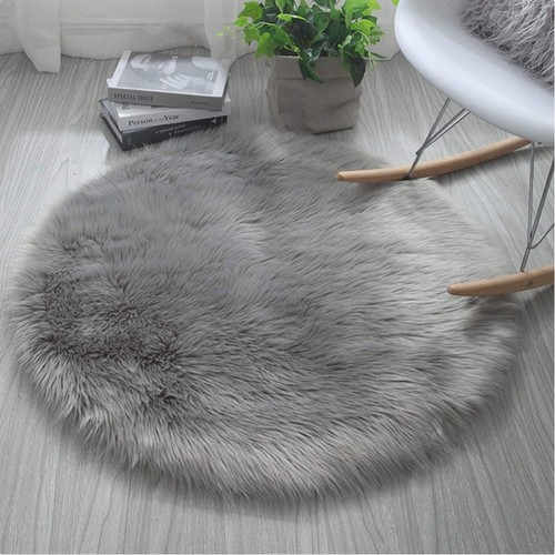 Moderner faux fleece teppich - fleece,