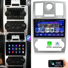 64GB Android 15 Autoradio Apple Carplay GPS NAVI Für Chrysler 300 300C 2005-2010