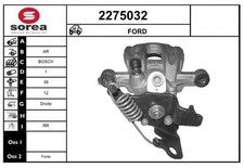 Bremssattel Hinten Rechts Bosch-System für Ford Mondeo III Limo Kombi 04-07 EAI