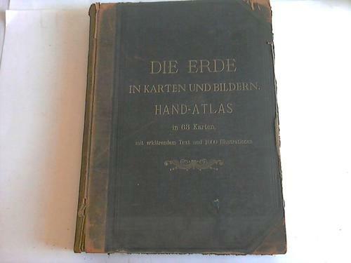 Hand atlas die - die, erde