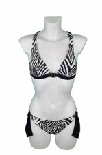 Opera Bikini Größe 36 A - 40 A Cup Bademode Schwarz Weiß Badebekleidung