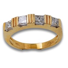 Ring 750 gold - ring,