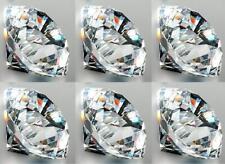 6er Set Deko Diamanten klar D