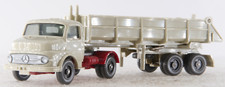 Wiking 1:87 LKW A.S.S MB L 1413 Hinterkipper Hellgelbgrau GK 677/3A CS 1114/1G
