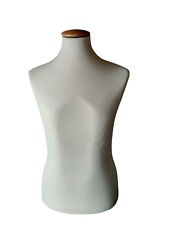 Schneiderpuppe Büste Oberkörper Stoff bezogen Styropor auf Ständer setzbar