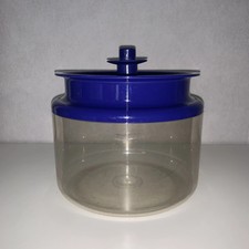 TUPPERWARE Panorama Klärchen Kaffeedose 1,2 ltr. blau Vakuumdeckel