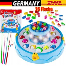 Magnetisches Angelspiel Set für Kinder ab 3 Jahren - 26Fische &  4 Kinderangel