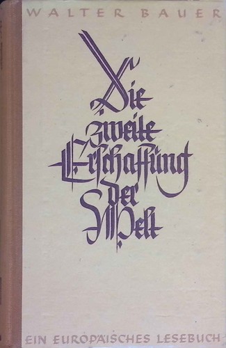 Die zweite erschaffung der - zweite,