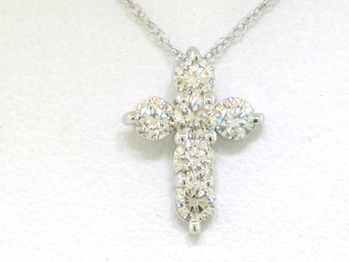 Brillant anhänger kreuz 585 - brillant,