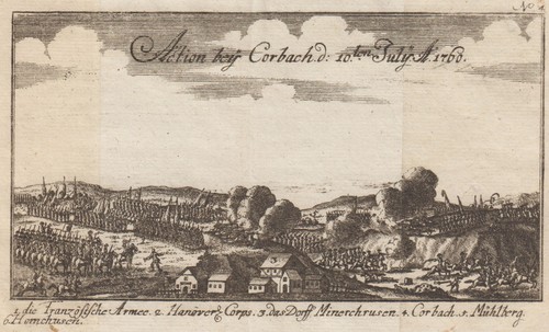 Korbach schlacht 1760 original - 1760,