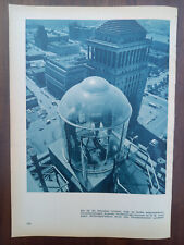 Parabolspiegel-Antenne, St. Louis, Missouri, Abbildung, clipping, 1955