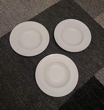 3× Weißer Villeroy & Boch Pasta Teller Fine China 30cm.