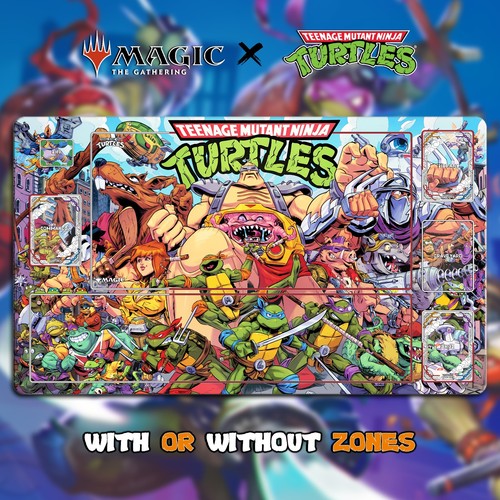 Mtg tmnt playmat - mtg, x