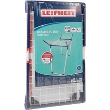 LEIFHEIT Pegasus 150 Solid Slim, Wäscheständer, weiß