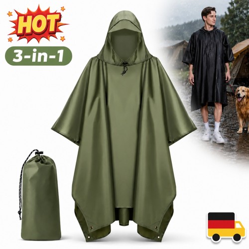 Regenponcho wasserdicht leicht - wasserdicht,