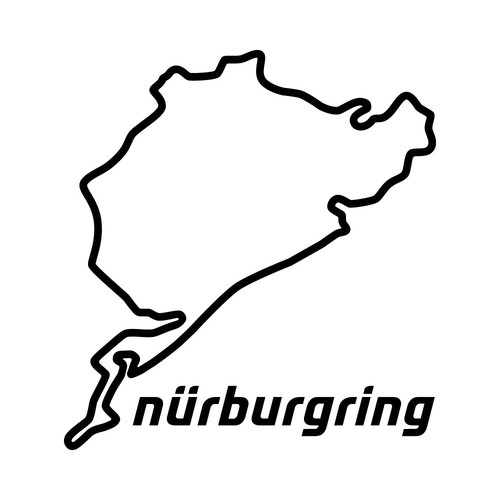 Pegatina nurburgring vinilo - nurburgring,
