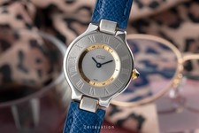 Cartier must de Cartier 21 Lady Edelstahl Quarz Damenuhr Ref. W1007718 1340